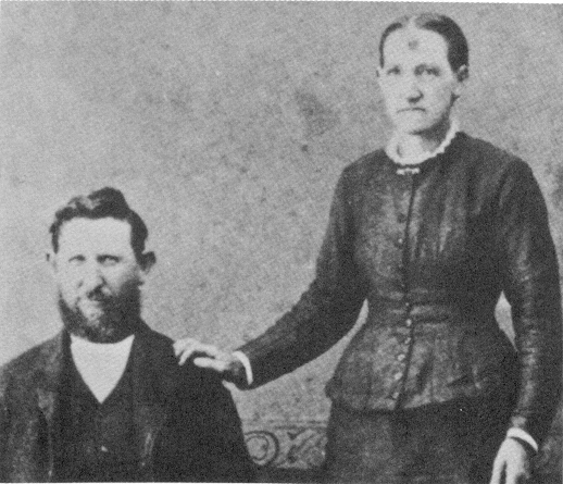 Andrew and Magdalene Burkey, 1890?