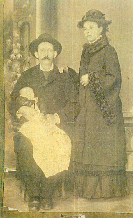 Joseph and Ottilia Burkey, ca. 1883