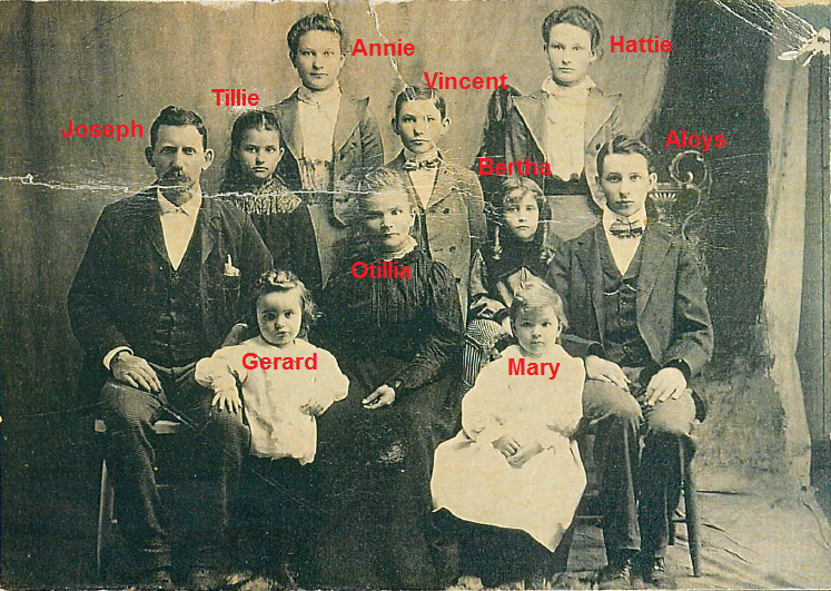 Joseph Burkey Family, circa 1902