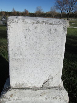 Tombstone for Elizabeth Rademacher, 1911-1912