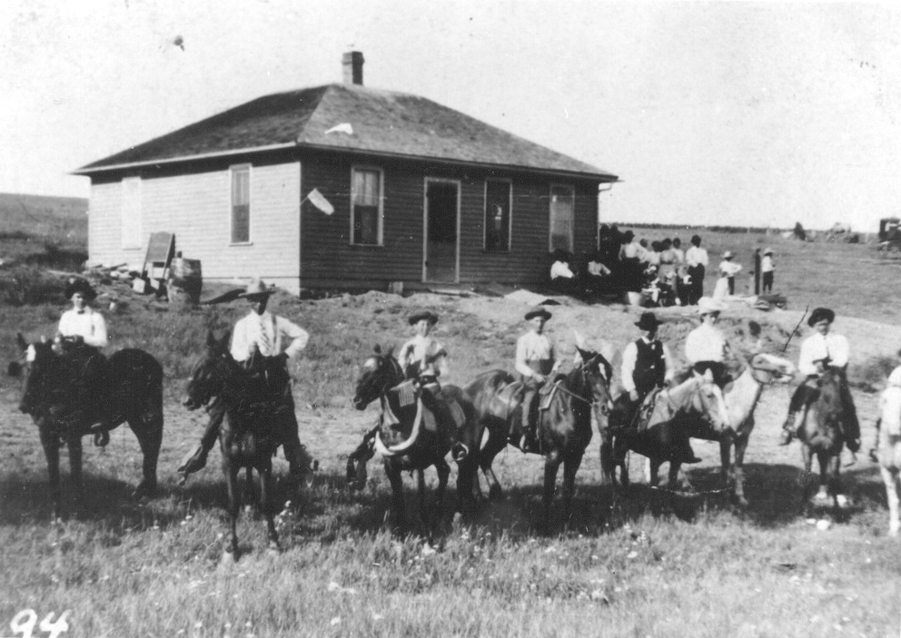 The Peter family homestead in South Dakota, ca 1905