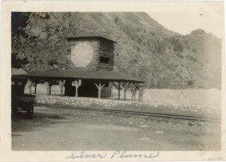 Train depot at Silver Plume