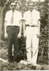 Ed and Marvin Frasier circa 1933