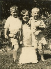 Esther with two boys.