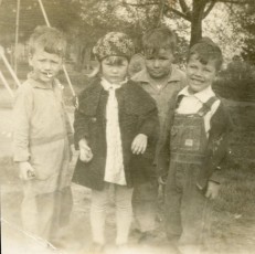 Group of four children