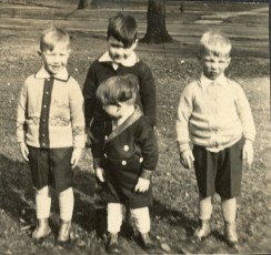 Four young boys