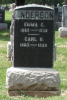 Headstone Carl O. and Emma C. Anderson