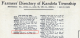 Kandota Township Directory 1914