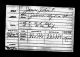 1889ca John T. James pension index card
