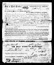 1878 Marriage Record for John Austin Cogburn and Bethana Thomas